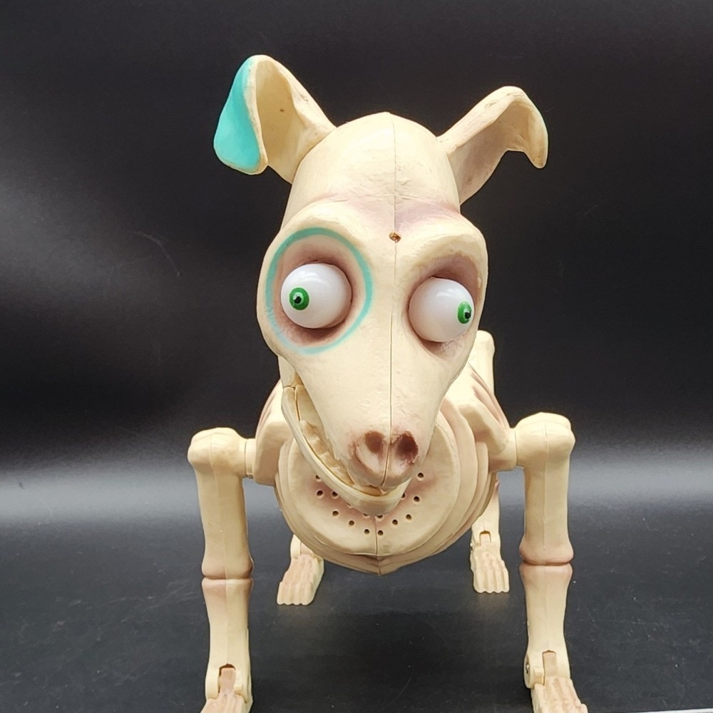 Disney Bone Frankenweenie Sparky Skeleton Dog Fig Tim Burton Goth Spooky-Works